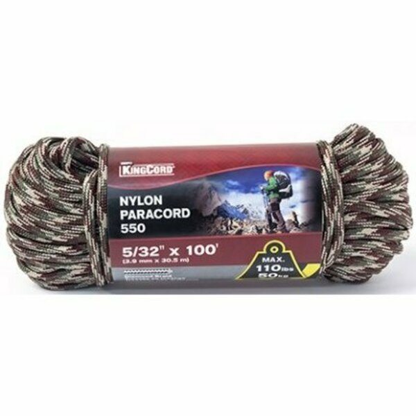 Mibro Group PARACORD NYLON 550 5/32 IN X 100FT CAMO 342701